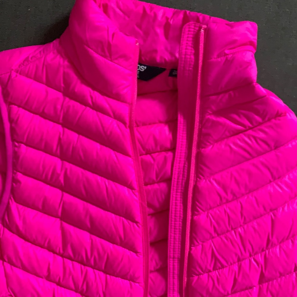 Hot pink tunic vest!